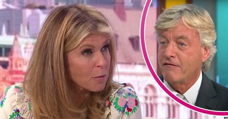 Kate Garraway looks serious on GMB today, as does Richard Madeley