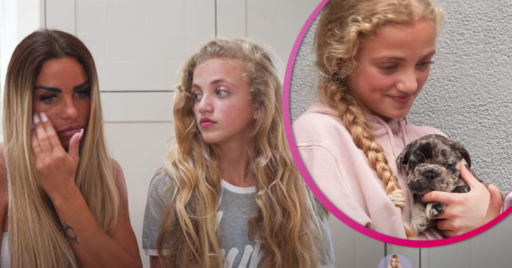 Katie Price and Princess puppy