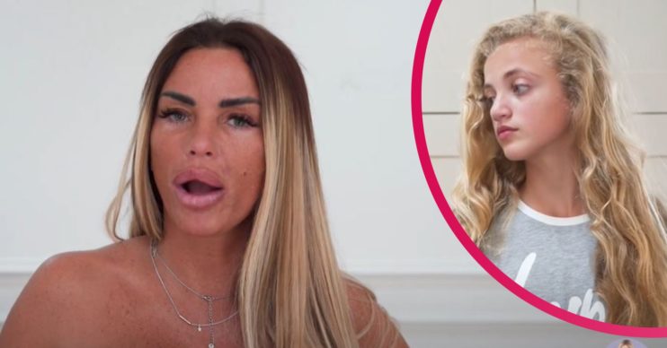 Katie Price, accident on holiday