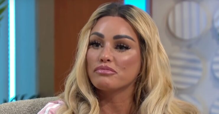 Katie Price during an interview