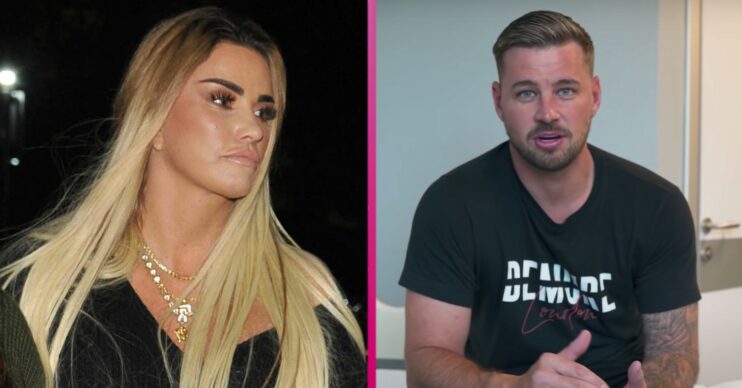 Katie Price enjoys evening with Carl Woods and her in-laws as she thanks family for 'having her back'