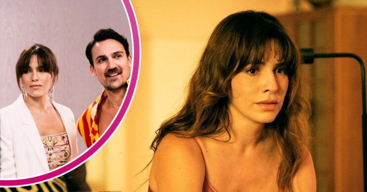 Melia Kreiling and Henry Lloyd-Hughes in character in Mammals