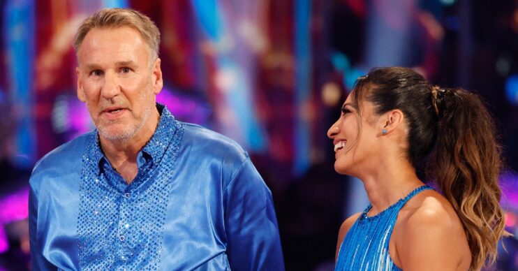 Paul Merson and Karen Hauer on Strictly results show