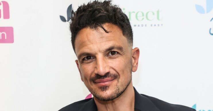 Peter Andre neutral expression on red carpet