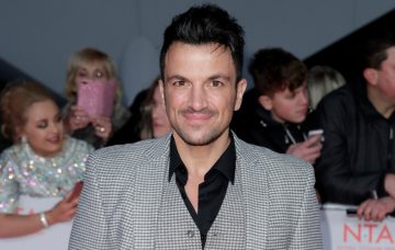 Peter Andre attends the National Television Awards 2018