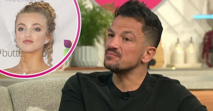 Princess and Peter Andre smiling