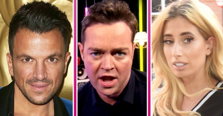 Peter Andre, Stephen Mulhern and Stacey Solomon