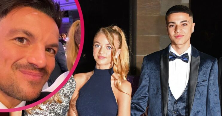 Princess Andre and Junior Andre 'steal the show' as Peter Andre's family hit the Pride of Britain red carpet