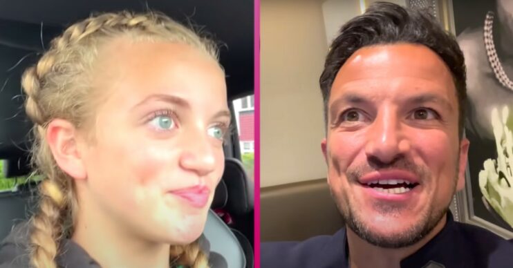 Peter Andre and Instagram fans hail make-up free daughter Princess, 14, as a 'natural beauty'