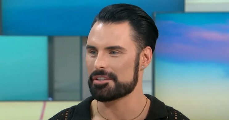 Rylan Clark speaking on GMB