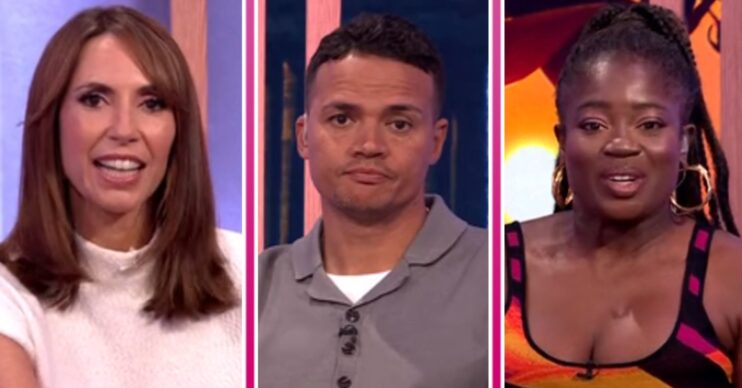 Alex Jones, Jermaine Jenas and Clara Amfo on The One Show on BBC