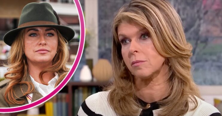 Good Morning Britain star Kate Garraway looks serious on This Morning and Josie Gibson with straight face