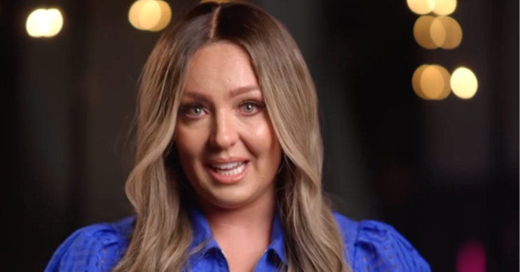 Amy Dowden looks emotional