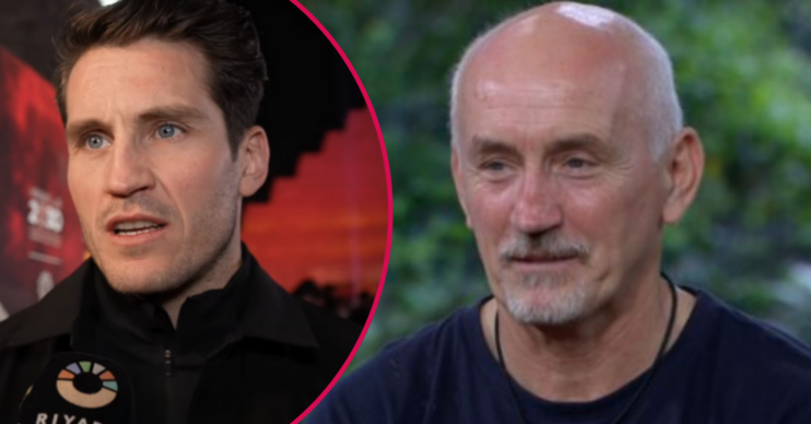Barry McGuigan on I'm A Celebrity and his son inset