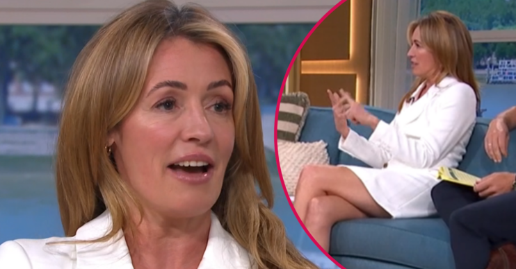 Cat Deeley presenting This Morning