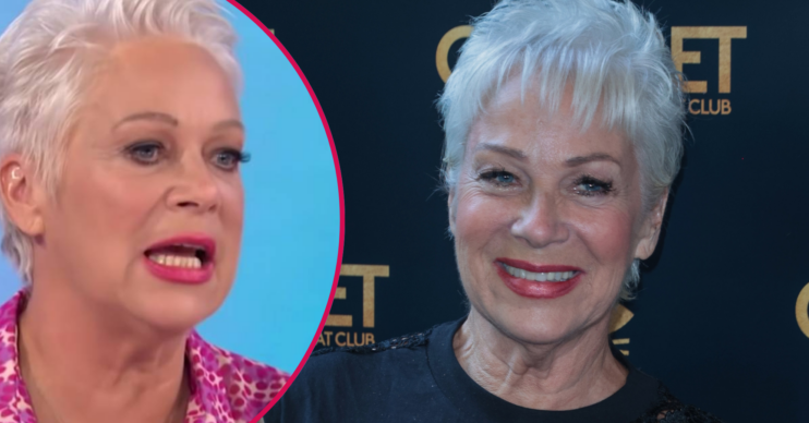Denise Welch smiling and on Loose Women