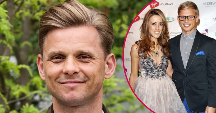 Jeff Brazier smiling and with Nicola T