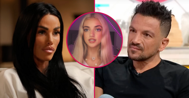 Katie Price, Peter Andre, Princess Andre inset