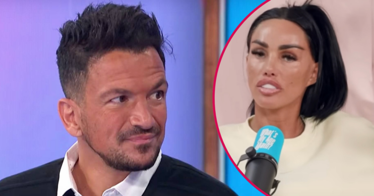 Peter Andre on Loose Women and Katie Price speaking on a podcast