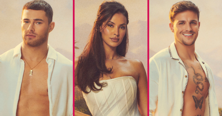 Curtis Pritchard, Maya Jama and Luca Bish