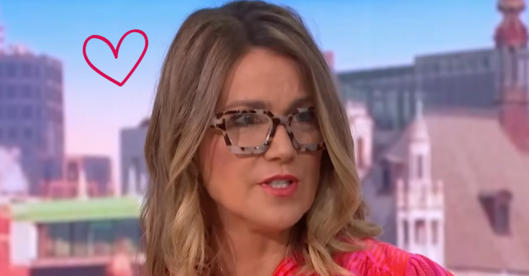 Susanna Reid wearing glasses on GMB