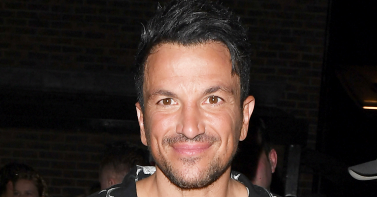 Peter Andre smiling in a close up