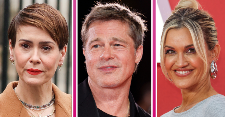 Sarah Paulson, Brad Pitt and Ashley Roberts