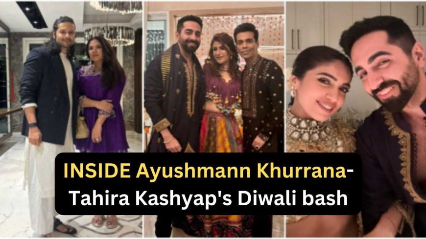 Inside Ayushmann Khurrana-Tahira Kashyap's Diwali bash